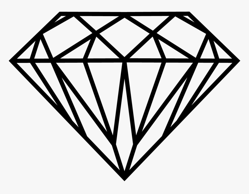 Royal Jewelers Black Png - Diamond Svg, Transparent Png