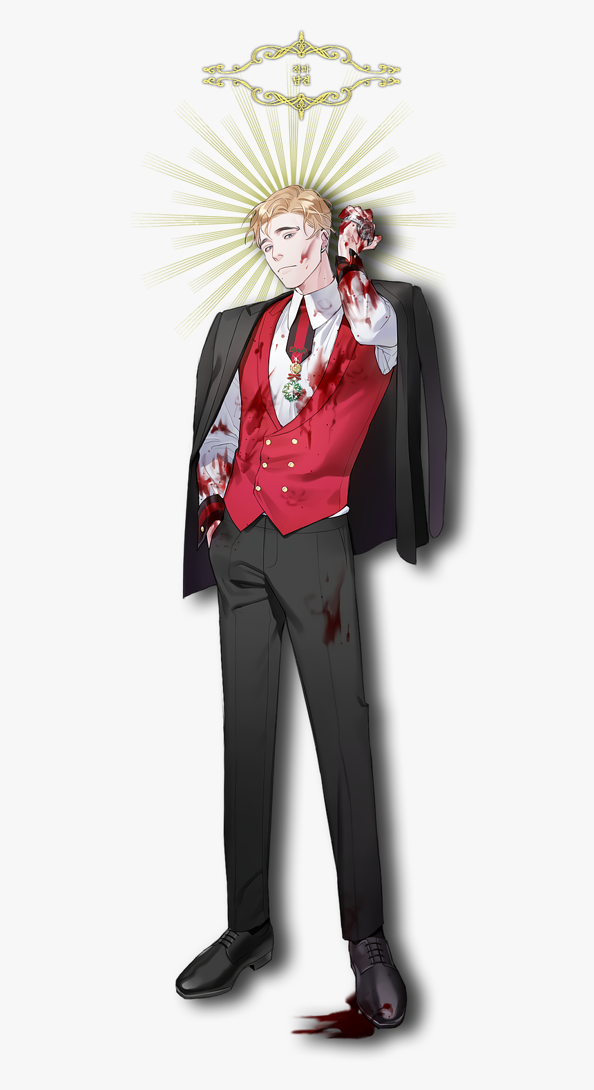 적파 남견 닉업 - Tuxedo, HD Png Download