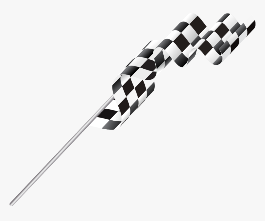 Clipart Elegant Racing Checkered Flag In - Flag, HD Png Download