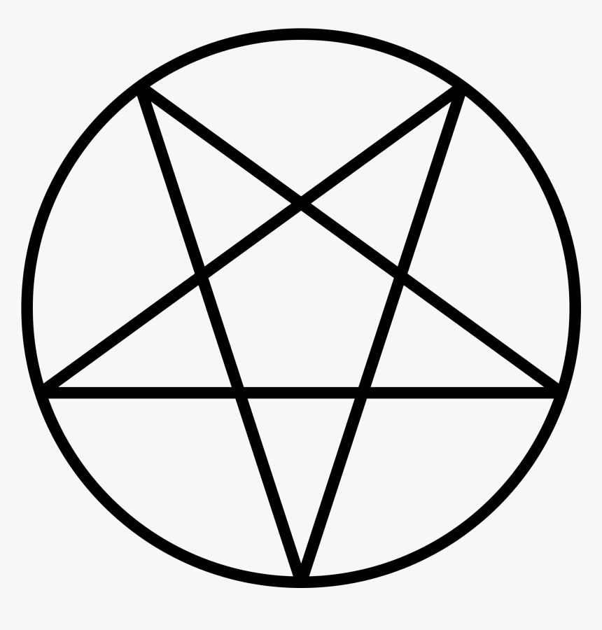 Wikipedia, The Free Encyclopedia - Inverted Pentagram, HD Png Download