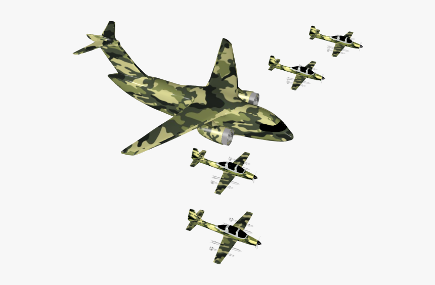 Avion Militar Clipart, HD Png Download