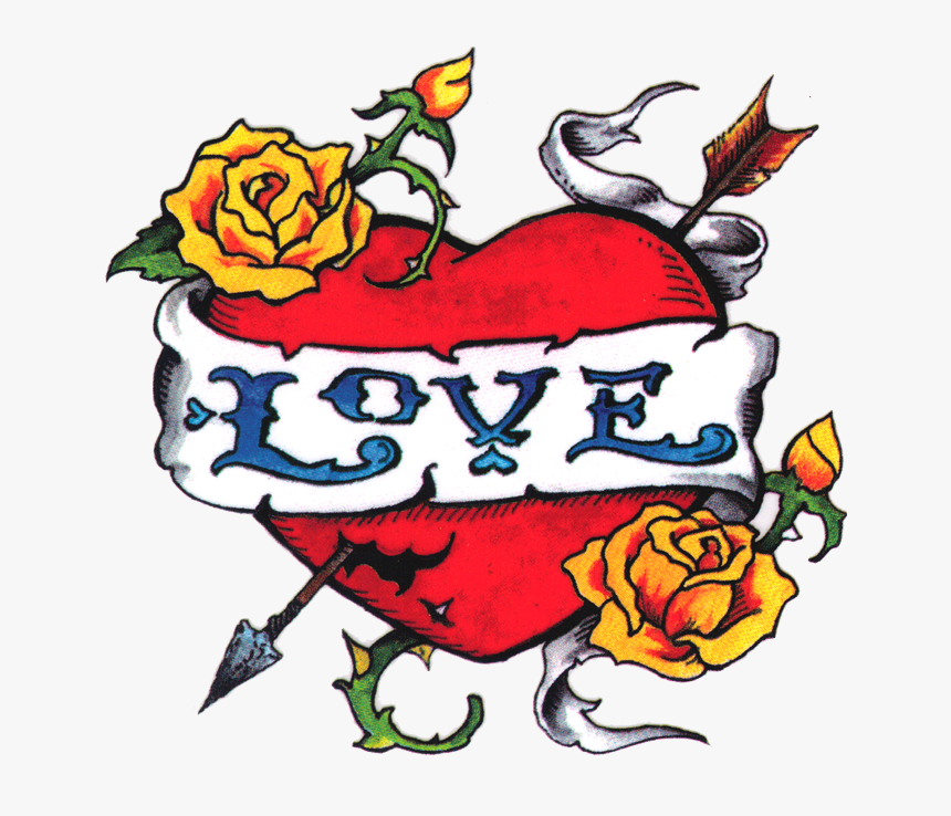 Love Tattoo Download Png - Transparent Background Love Tattoo, Png Download