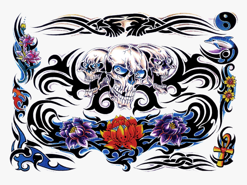 Color Tattoo Png Transparent Image - Color Transparent Tattoo Png, Png Download