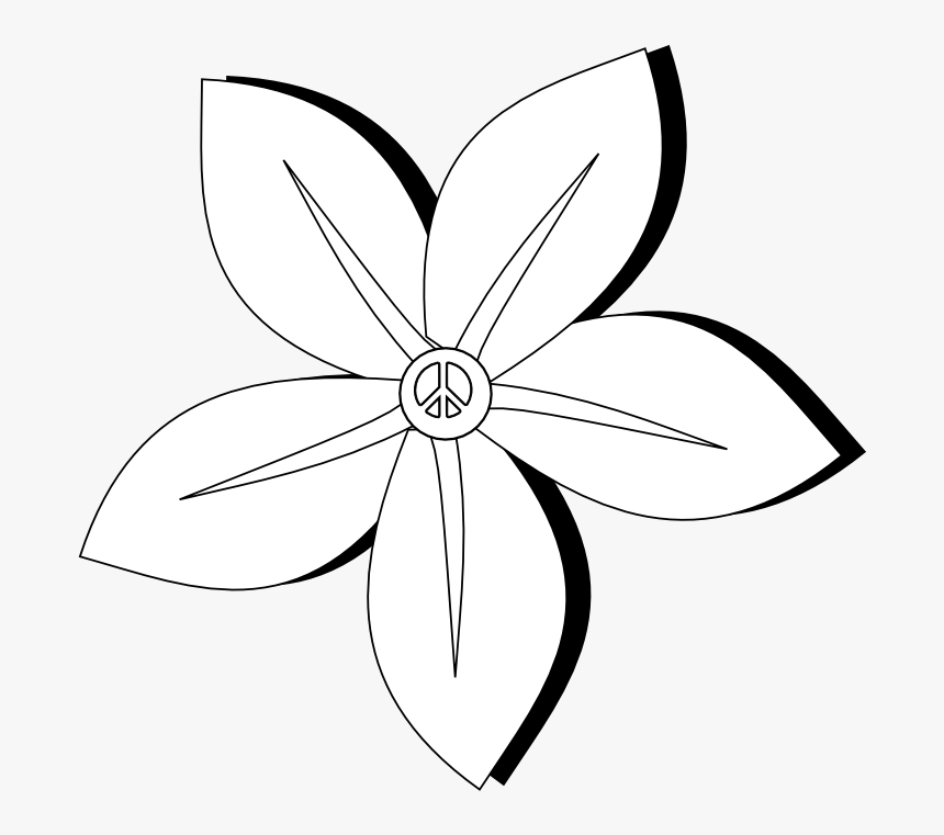 Flower Vector Png White, Transparent Png