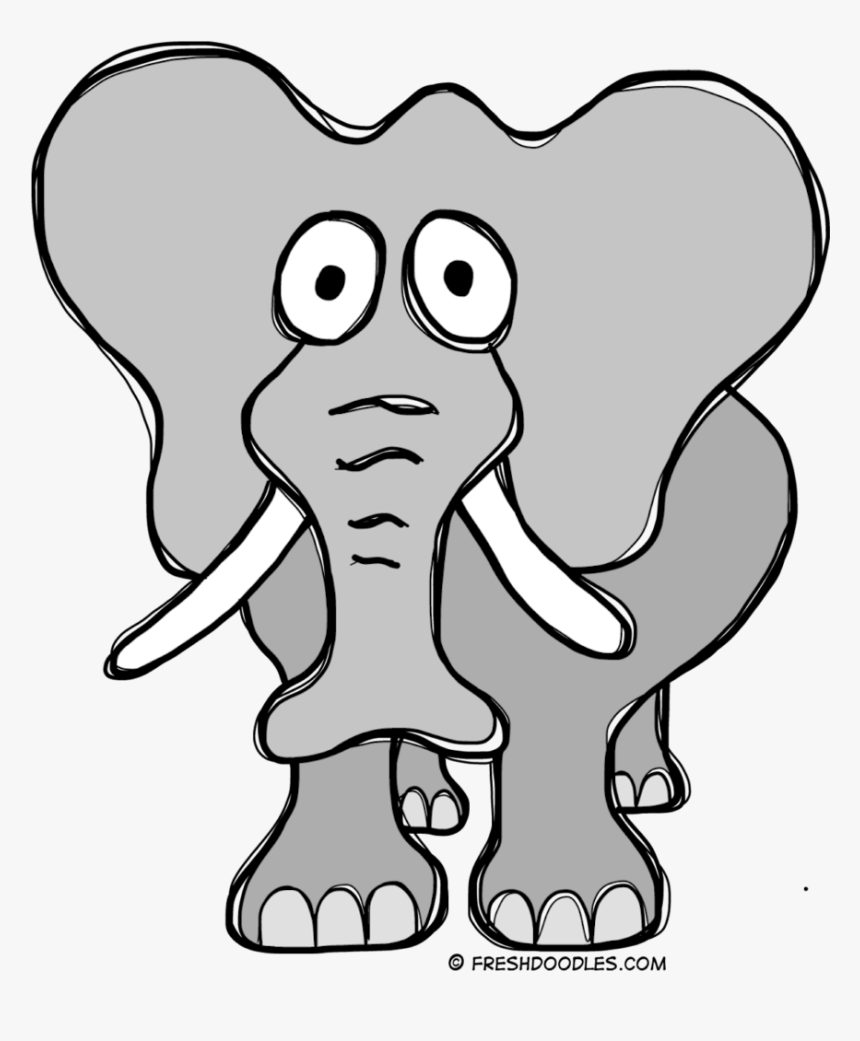 Elephant Clipart Fresh Doodles Free Printable Posters - Clip Art, HD Png Download