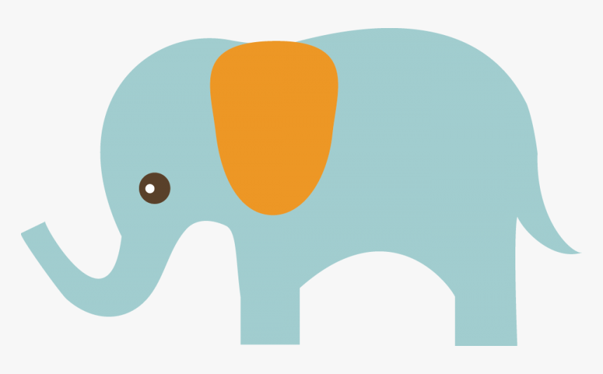 Cute Elephant Clipart Clipart Panda Free Clipart Images - Indian Elephant, HD Png Download