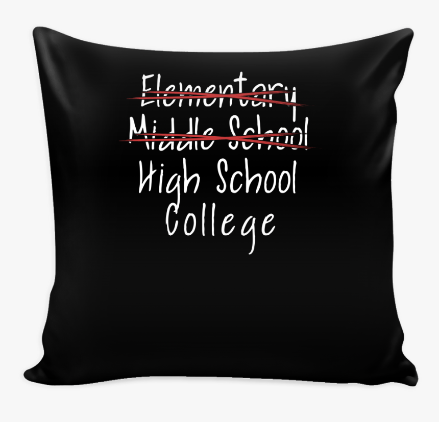 Middle School Graduation Pillow Cover Graduate Grad - Cushion, HD Png Download