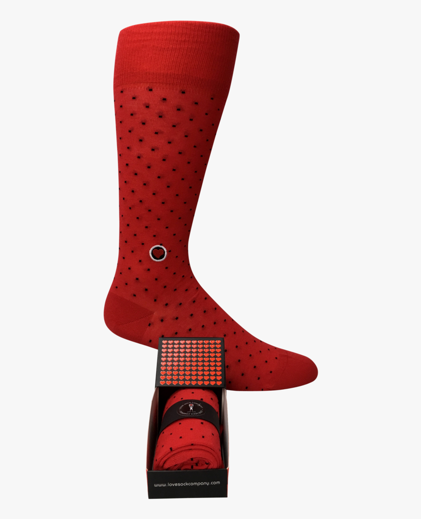 Biz Dots Red Box - Sock, HD Png Download