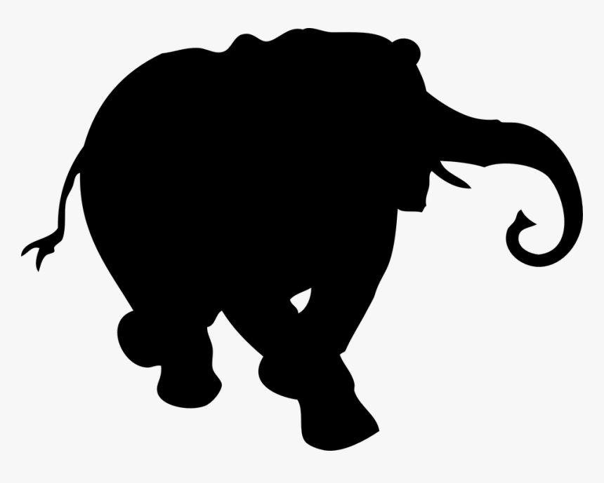 Elephant Clipart, Suggestions For Elephant - Animals Silhouette Clipart, HD Png Download