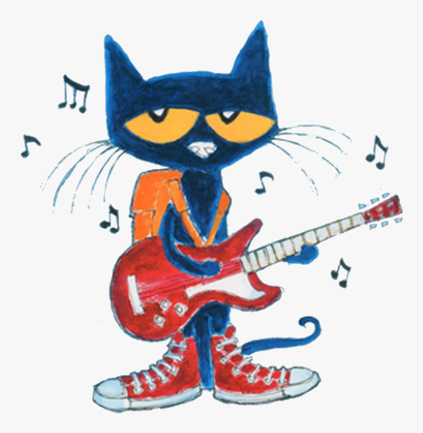 Pete The Cat Main Banner Clipart Of To Clip Art Rocking - Clipart Pete The Cat, HD Png Download