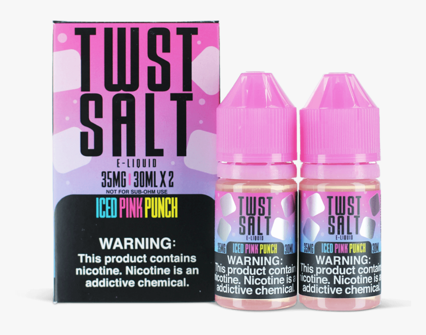 Twst Iced Pink Punch Salts - Cosmetics, HD Png Download
