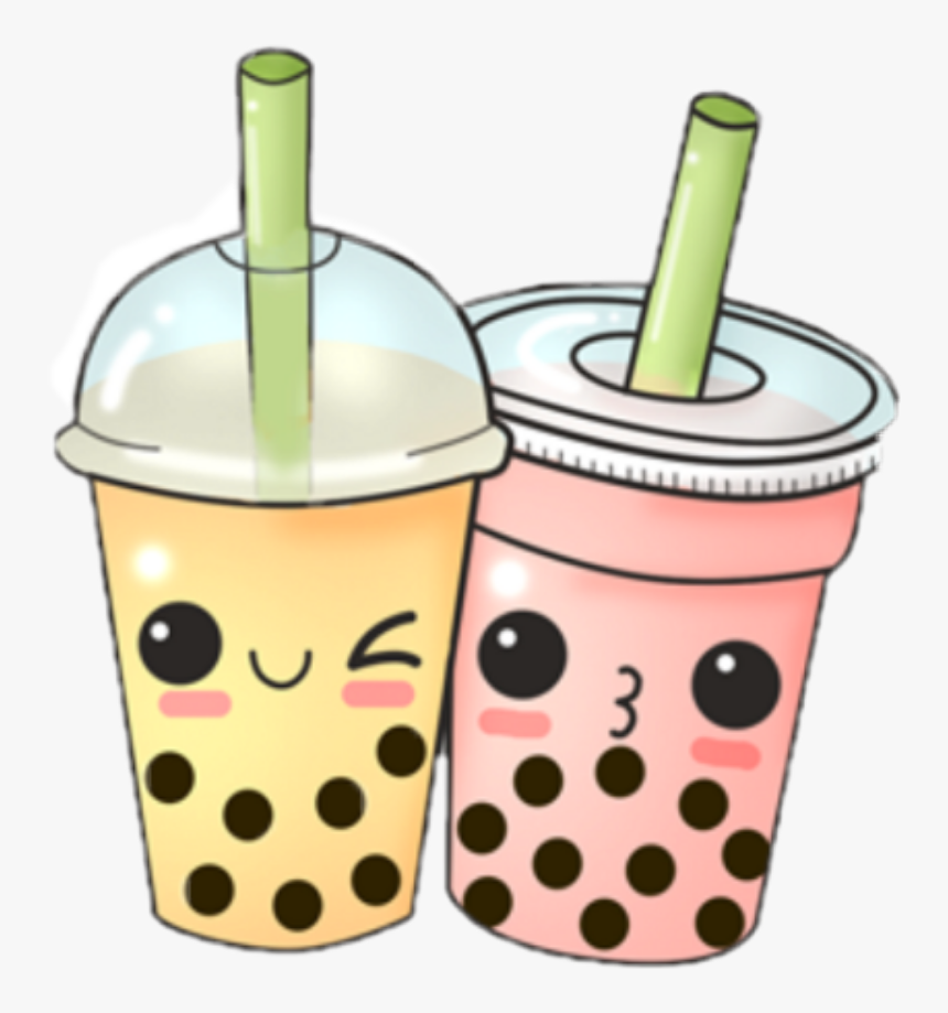Transparent Bubble Tea Png - Milk Tea Clipart, Png Download