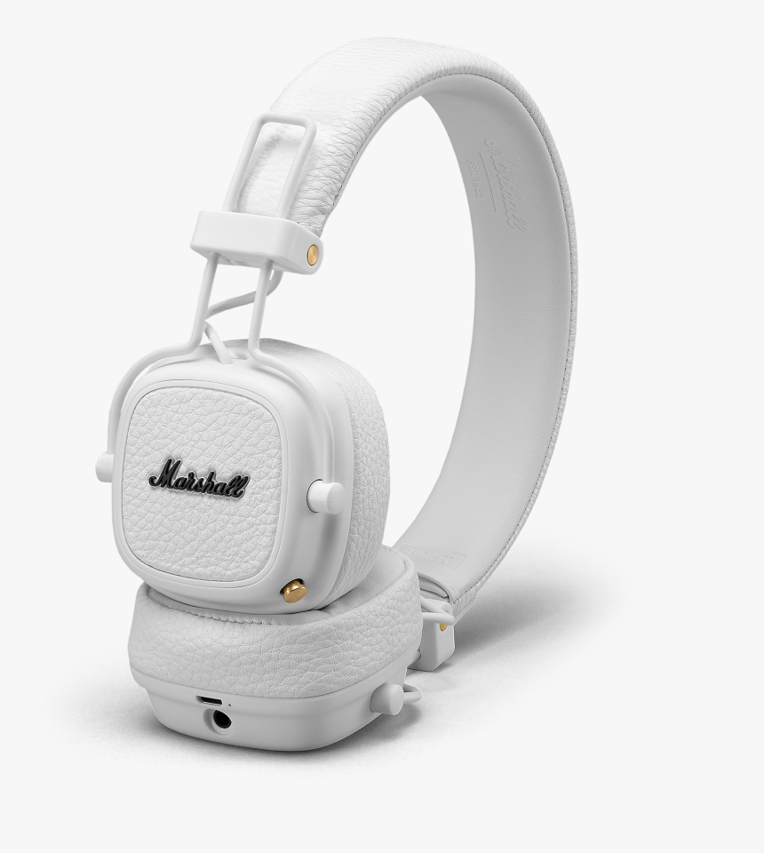 Color White 
 Title 
 Data Srcset Https - Marshall Major 3 Bluetooth White, HD Png Download