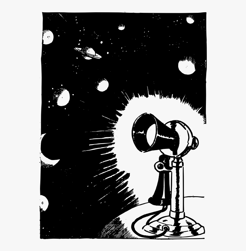 Calling The Universe - Cartoon Universe Drawing, HD Png Download