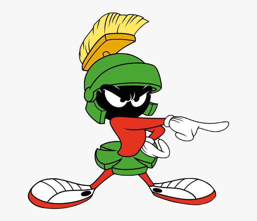 #cartoon #marvinthemartian #marvin #looneytunes #martian - Yosemite Sam And Marvin The Martian, HD Png Download