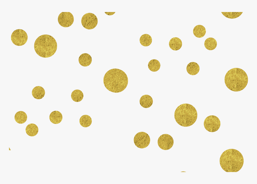 Paper Confetti Floating Material Symmetry Point Yellow - Transparent Background Gold Confetti Png, Png Download