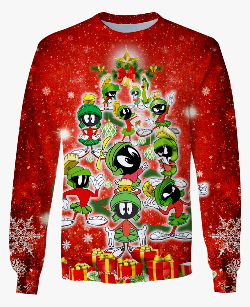 3d Marvin The Martian Tshirt - Long-sleeved T-shirt, HD Png Download