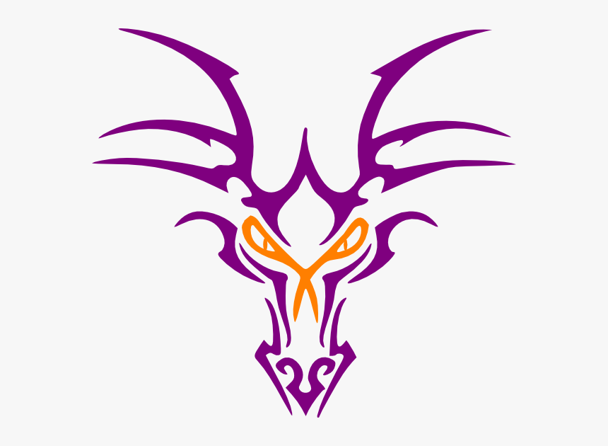 Transparent Spyro The Dragon Png - Simple Dragon Clip Art, Png Download