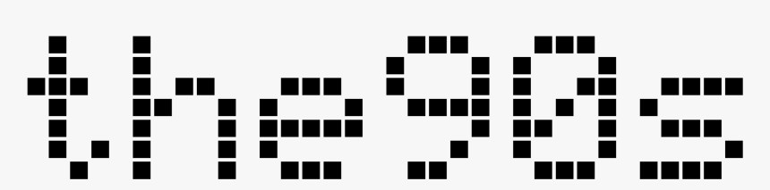 The 90 S Logo Png Transparent - 90's Vector, Png Download