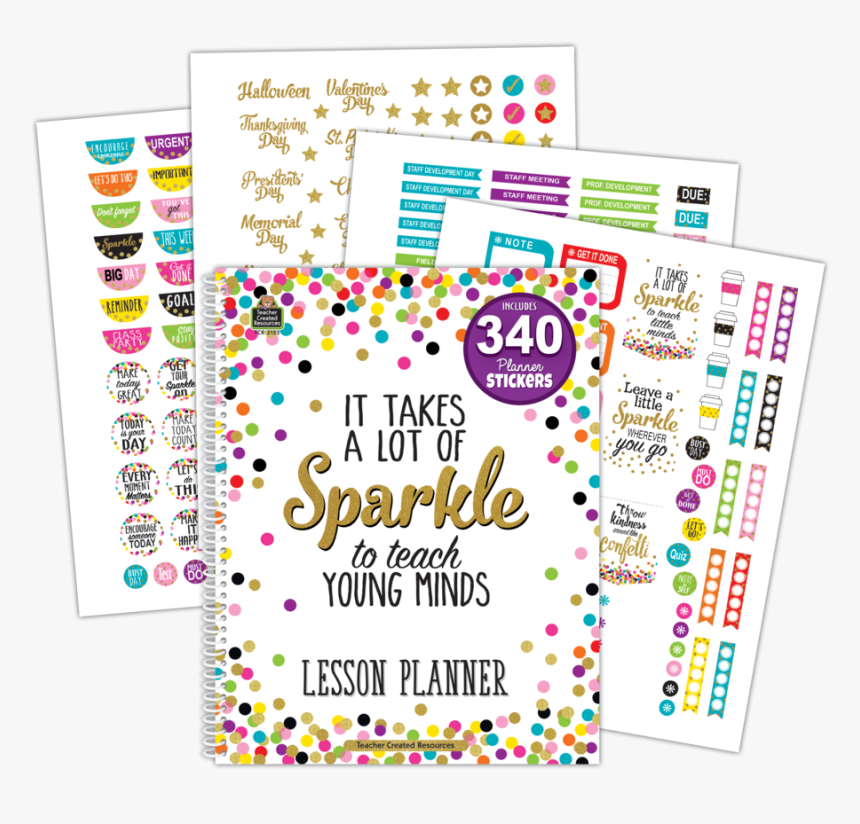 Confetti Lesson Planner, HD Png Download
