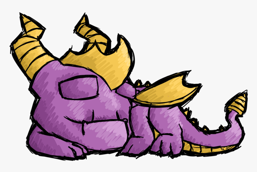 Spyro The Dragon - Cartoon, HD Png Download