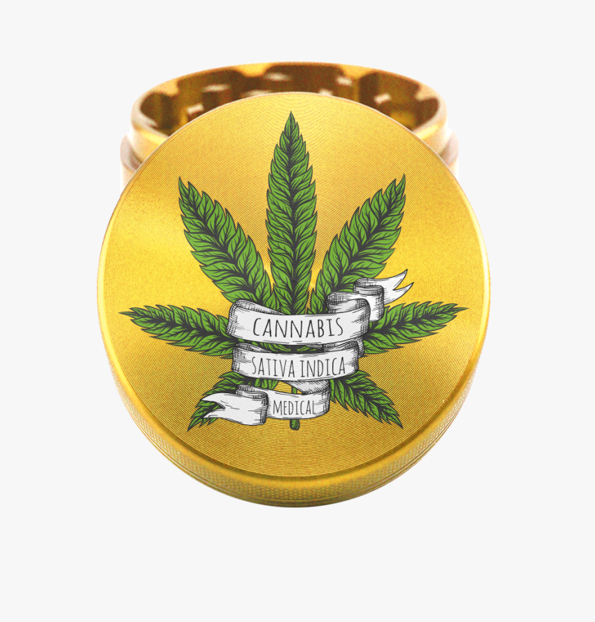 Cannadreams Cannabis Leaf Grinder - Ilustracion Weed, HD Png Download