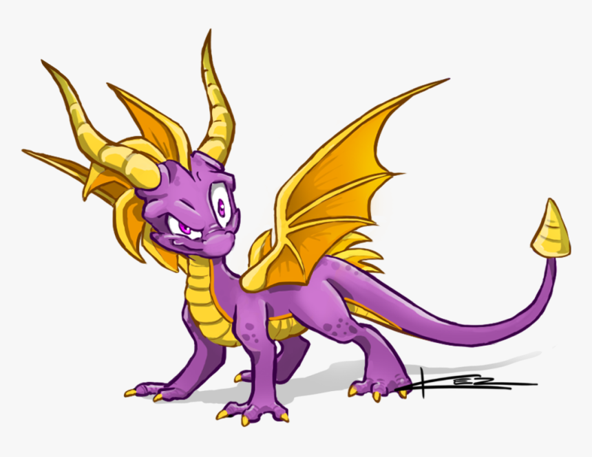 Spyro The Dragon Fan Art, HD Png Download