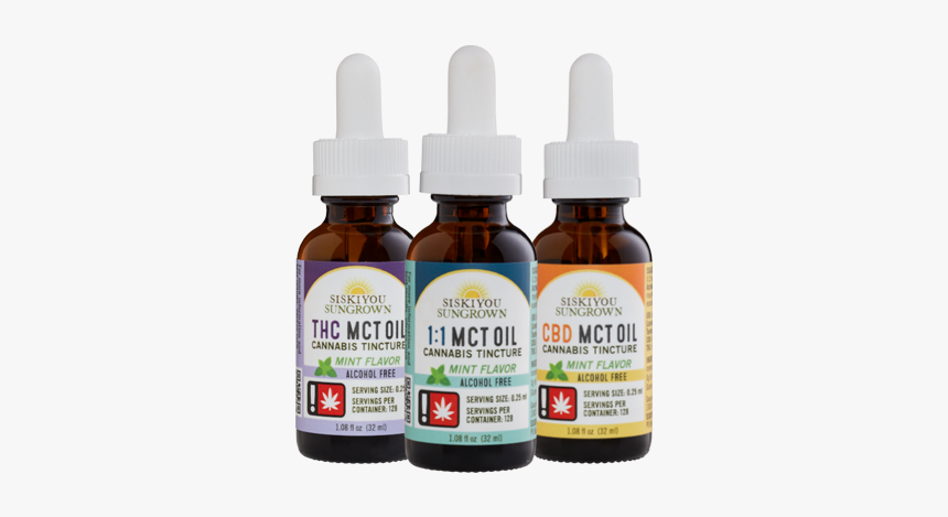 Mct Oil Group Stacked - Glass Bottle, HD Png Download