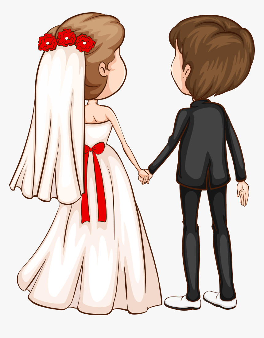 Groom Clipart Character - Wedding Couple Clipart, HD Png Download