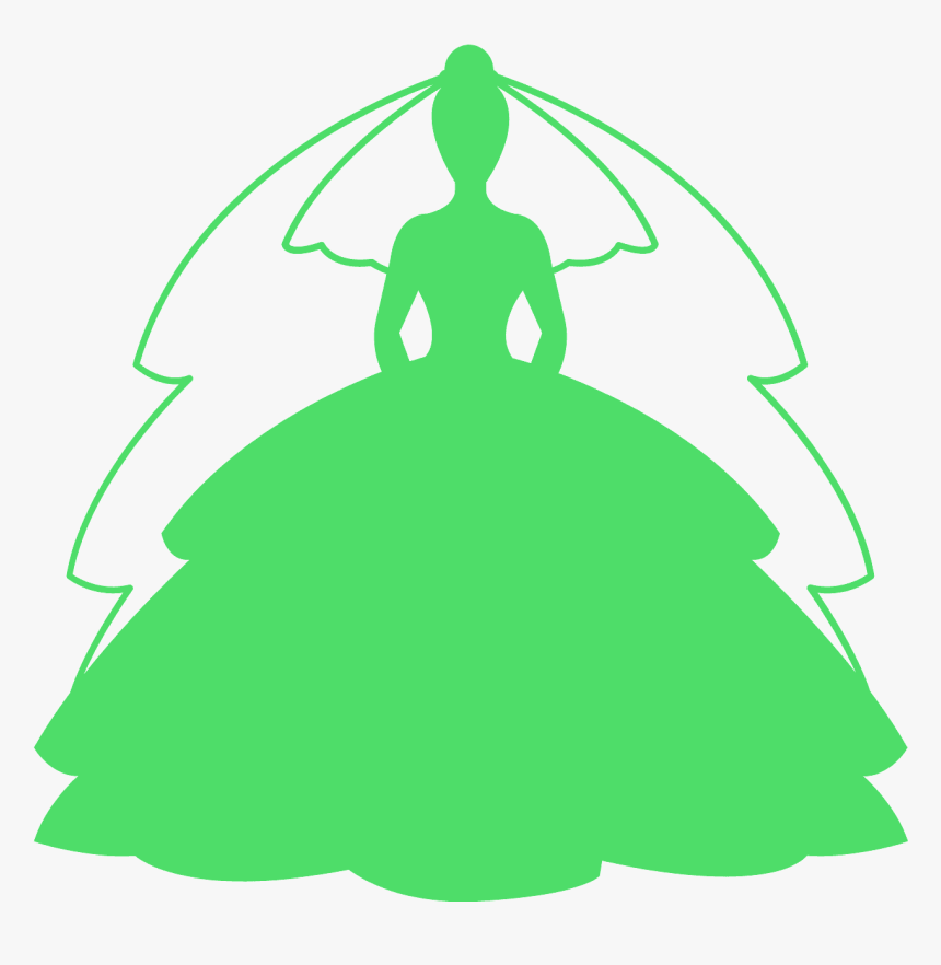 Red Bride Silhouette, HD Png Download