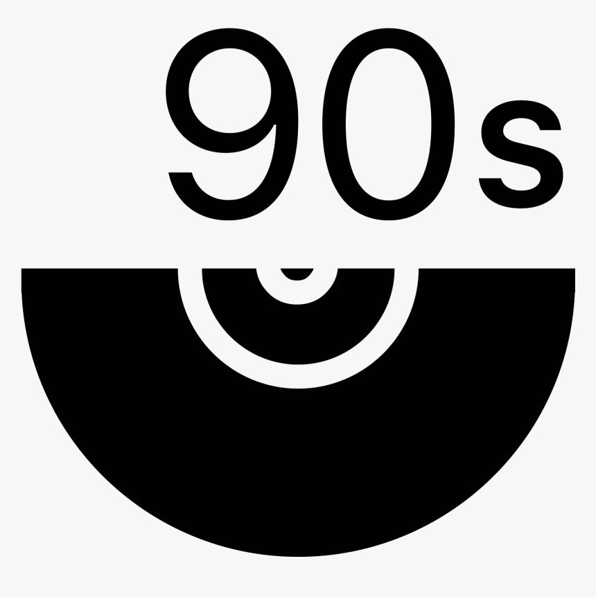 90s Music Filled Icon - 60's Icons, HD Png Download