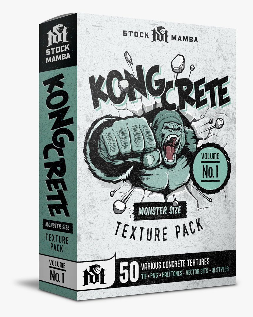 Kongcrete Texture Pack - Illustration, HD Png Download