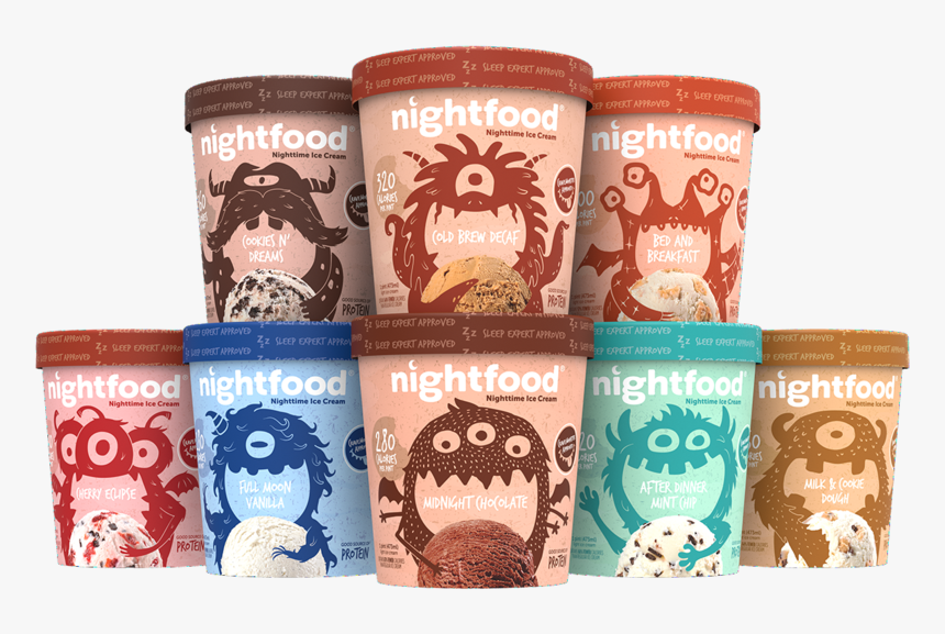 Nightfood Variety Pack - Nightfood Ice Cream, HD Png Download