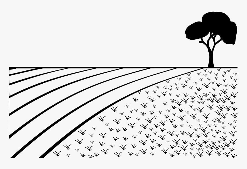 Field Png Download - Field Black And White Clipart, Transparent Png