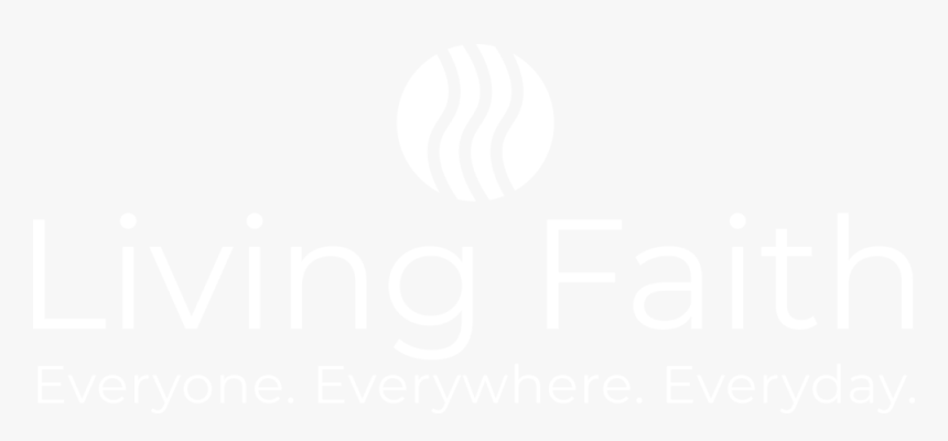 Living Faith Logo-white - Johns Hopkins Logo White, HD Png Download