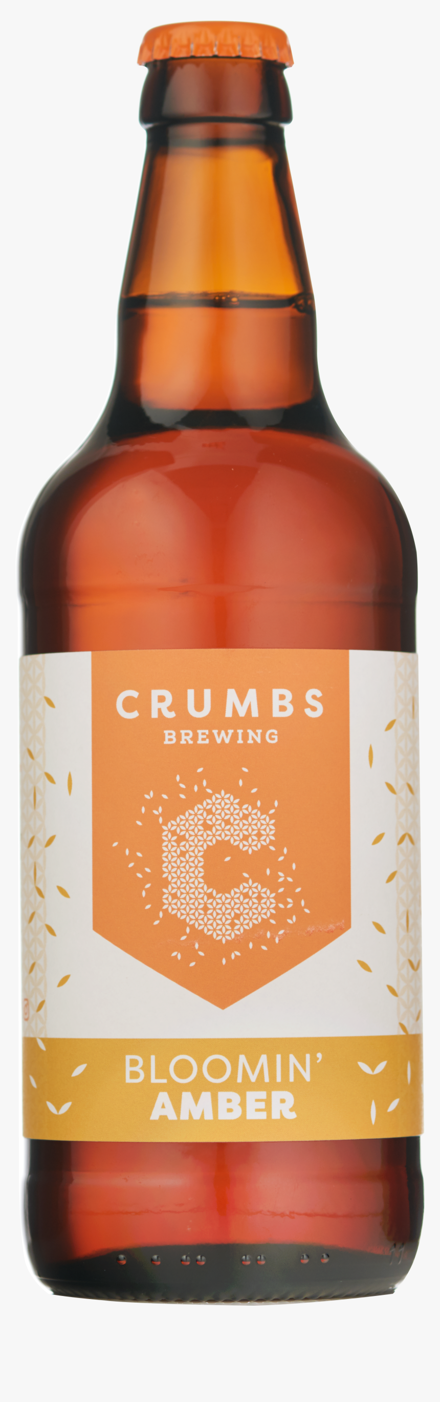 Amber Lager Crumbs Brewery Surrey England 
 Class - Glass Bottle, HD Png Download