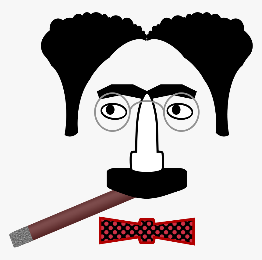 Transparent Shot Glasses Png - Groucho Marx With Transparent Background, Png Download