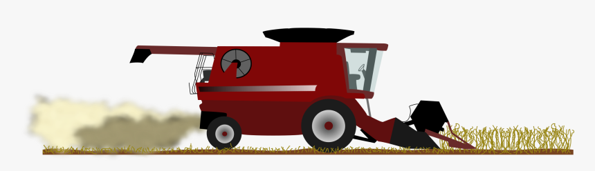 Combine Harvest In Field Clip Arts - Clipart Combine, HD Png Download