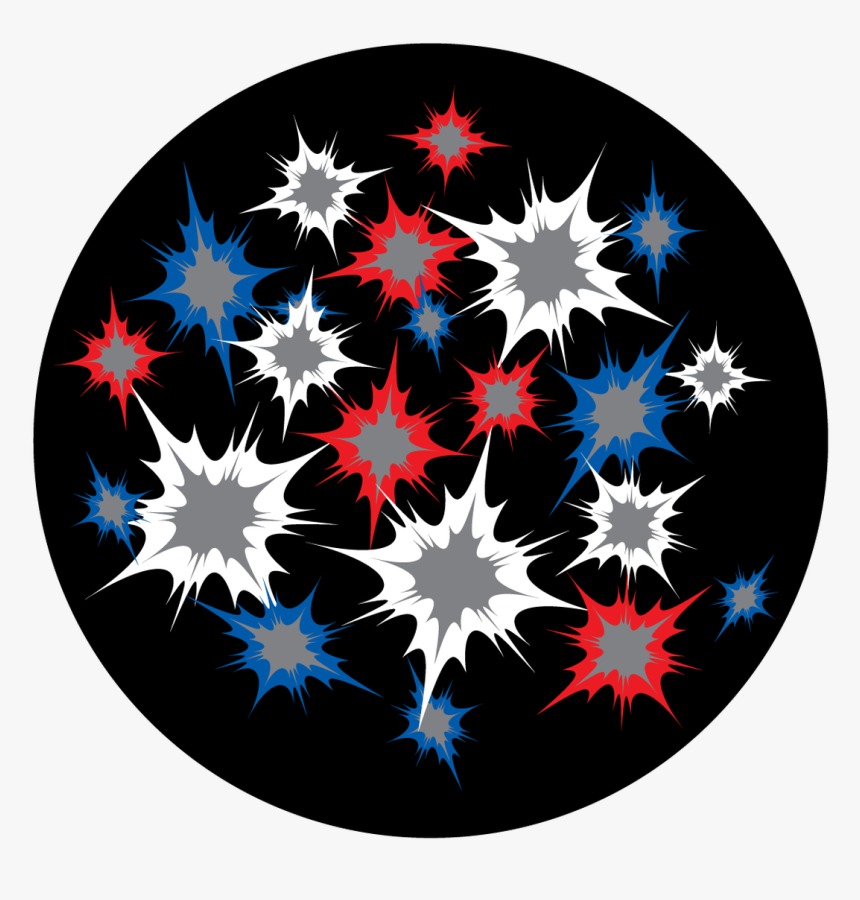 Apollo Design Cs-3476 Patriotic Explosion Colourscenic - Circle, HD Png Download
