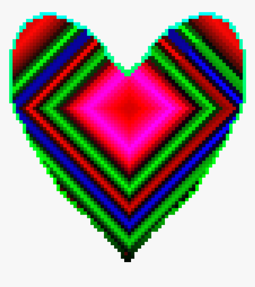 Transparent Rainbow Heart Png - Heart, Png Download