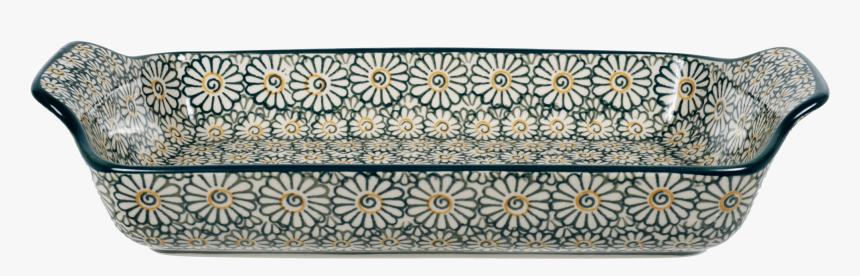 Shallow Rectangular Baker With Handles 
 Class Lazyload - Motif, HD Png Download