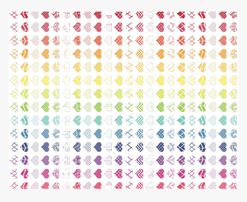 Png Rainbow Heart A2 Melstampz - Art, Transparent Png