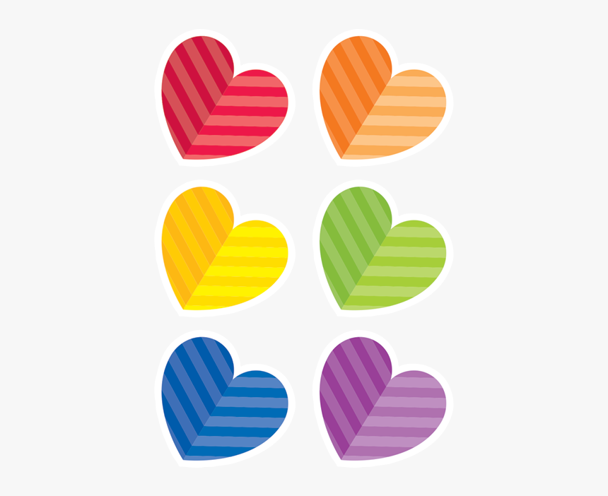 Rainbow Heart Png, Transparent Png