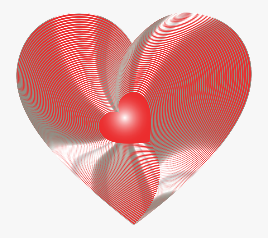 Golden Heart Of The Rainbow - Heart, HD Png Download