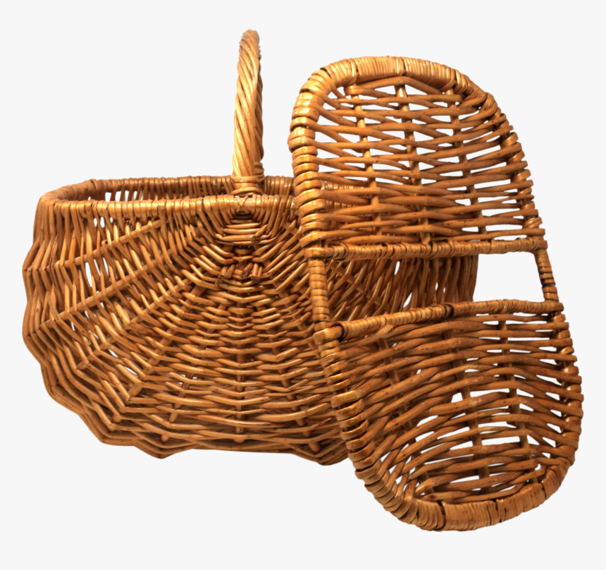 Vintage Wicker Picnic Basket On Chairish, HD Png Download
