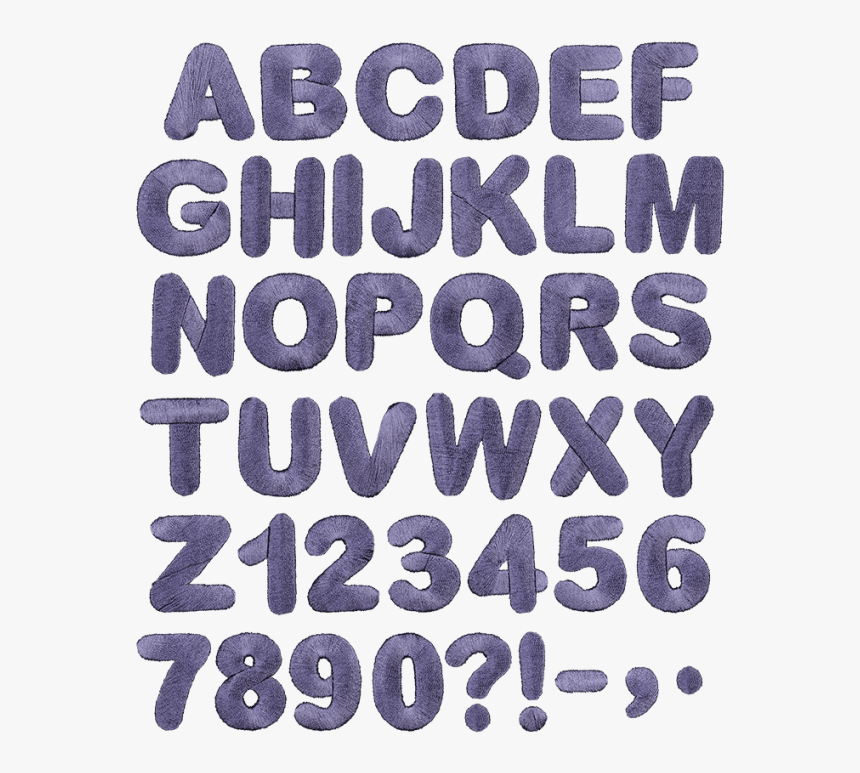 Black Embroidery Handmade Font - Poster, HD Png Download