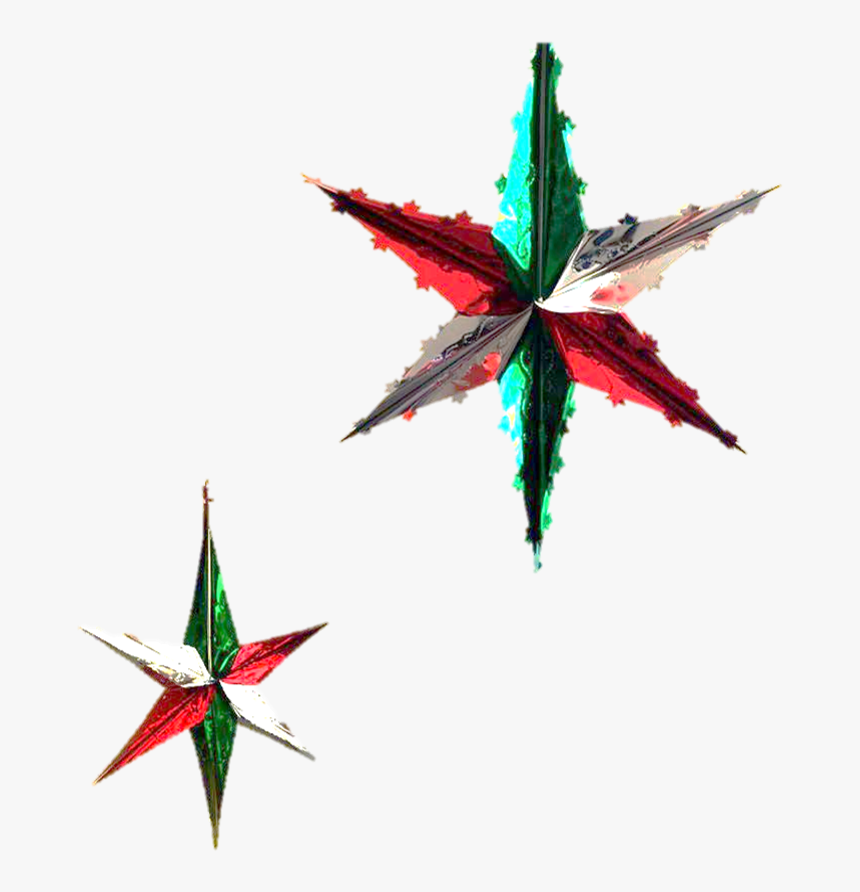 Estrella Tricolor Metalico - Illustration, HD Png Download