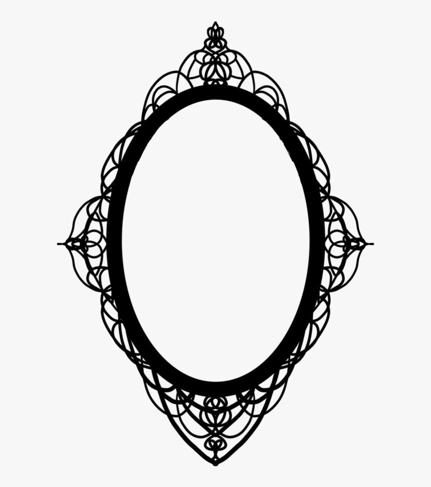 Clip Library Stock Mirror Drawing At Getdrawings - Gothic Frame Clipart, HD Png Download