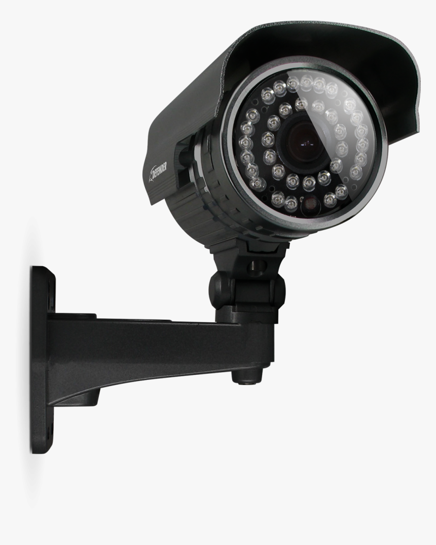 Security Cameras Black Outdoor, HD Png Download