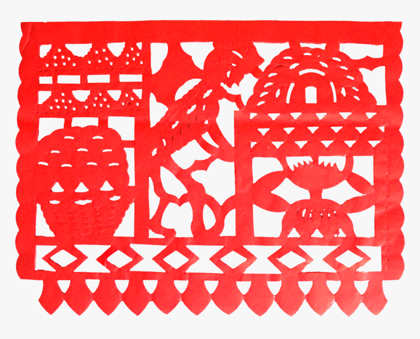Papel Picado Png Día De Muertos, Transparent Png